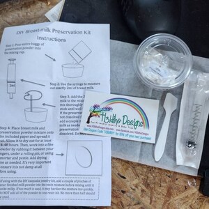 DIY Breastmilk Preservation Powder Kit Easy DIY KIT - Etsy