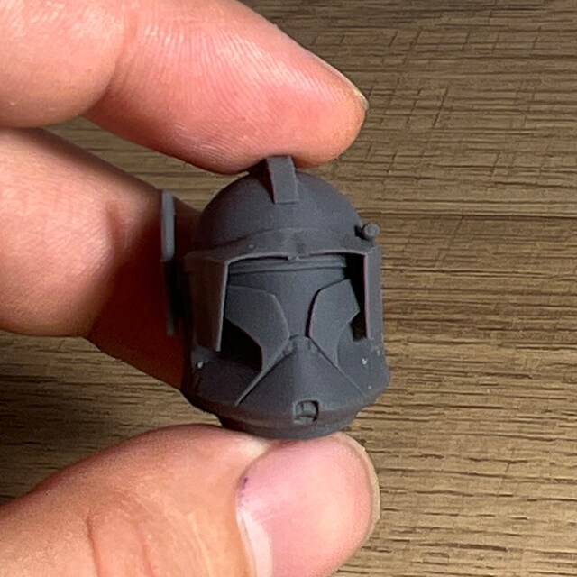 Phase 1 Commander Cody Trooper Realistic Helmet (1:12 Scale) Black