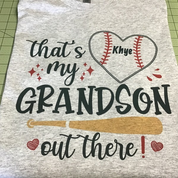 That's My Grandson Out There Svg, Baseball Grandma Svg, Mother's Day ...