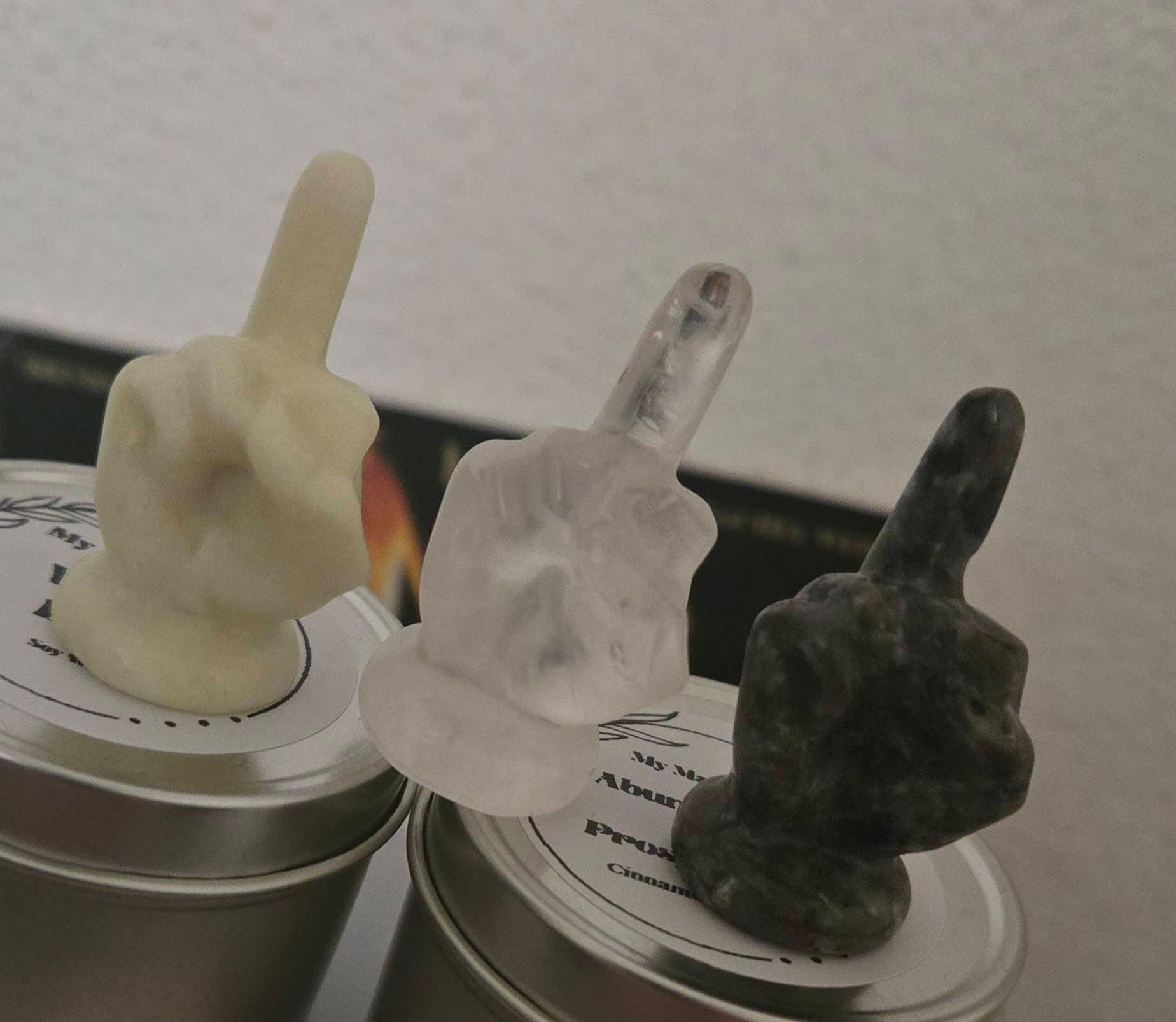 1.4&quot; Crystal Quartz,Carved Mini Middle finger ,Crystal Quartz Middle finger,Hand Carving,healing Home Decor, Energy Crystal gift