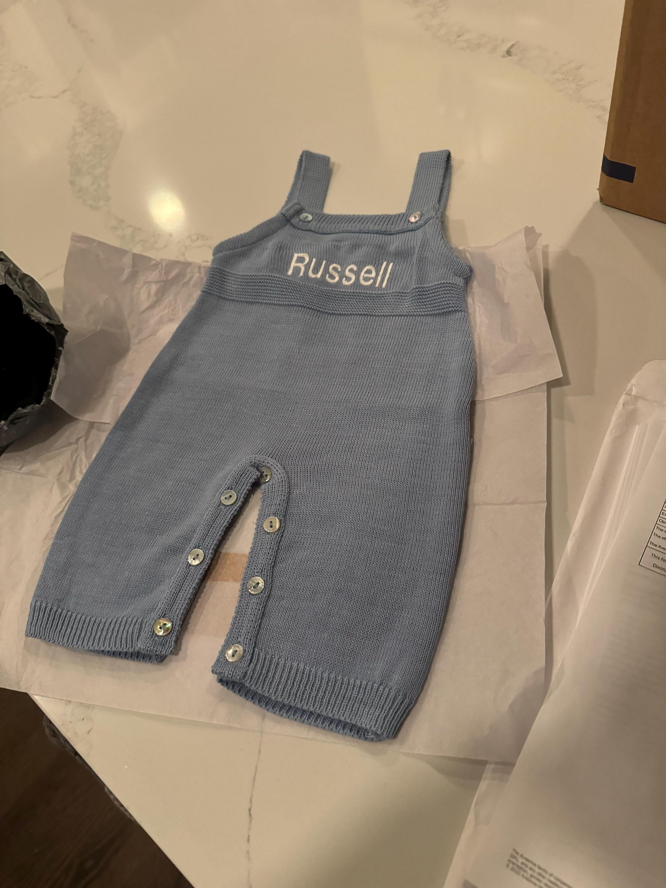 Knitted Baby Dungarees, Designer Baby Boy Romper, Baby Boy Dungarees, Baby Shower Gift, Baby Boy Christening outfit, Newborn Gift