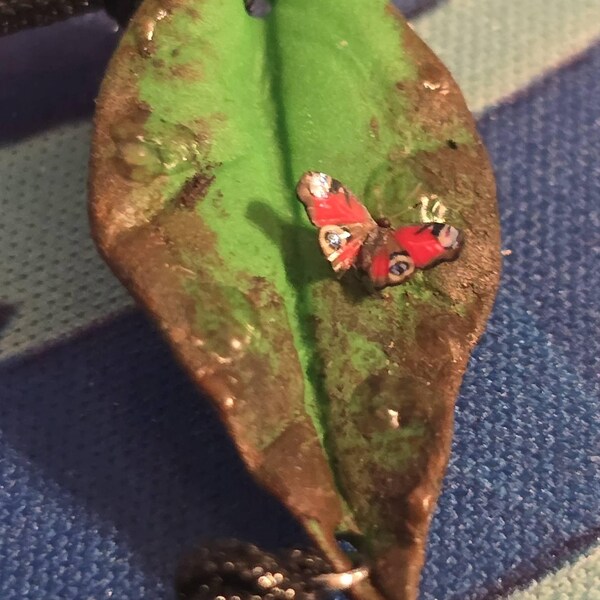 MICRO Mini Garden Snail, 1mm Shell, Handmade 1:12 Scale Miniature Brown ...