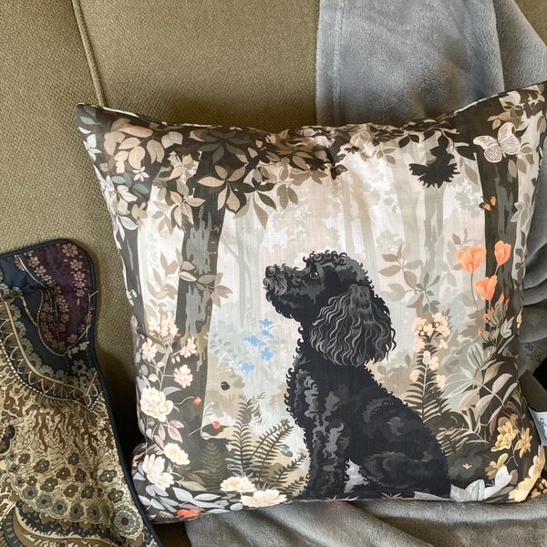 Cute Scandi Folk Art Style Hare Print Pillow Cover, Print Both Sides ...