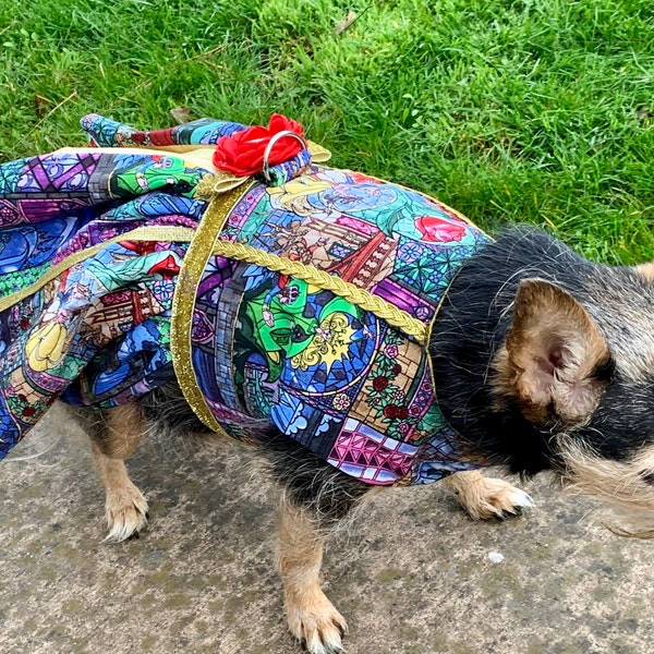 Jack Russell Dog Christmas Pattern Print Dress