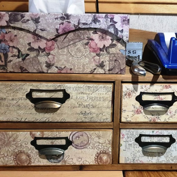 Journal In Drawer Junk Journal Kit, Printable Wood Drawer Cards, Papers, My Porch Prints ...