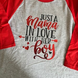 Just A Boy In Love With His Mama Svg Just A Mama In Love With Etsy