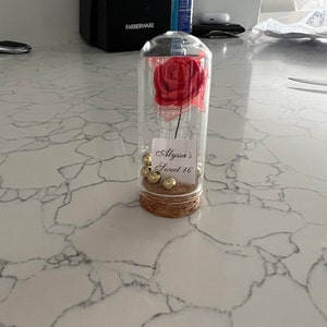 Beauty and the Beast Mini Glass Wedding Favors for Guests - Etsy