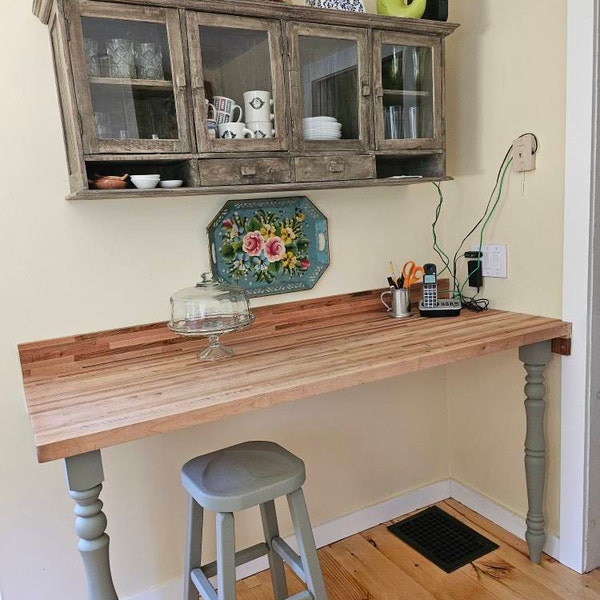 Farmhouse Wood Table Legs Kitchen Island Legs Dinner Table Legs Mid ...