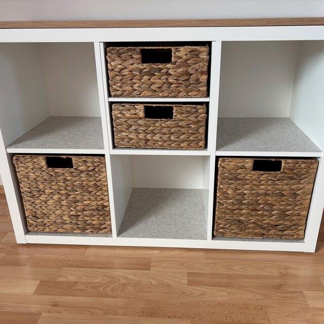 IKEA Kallax Korb 34 x 32 x 32 cm, Aufbewahrungskorb mit 2