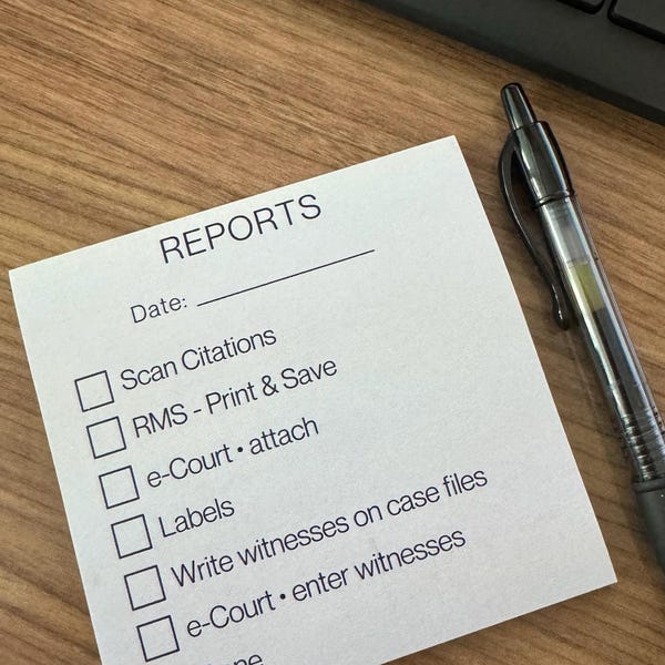 Custom Checklist Post-it® Notes, To-do List Notepad, Business Memo Pad ...
