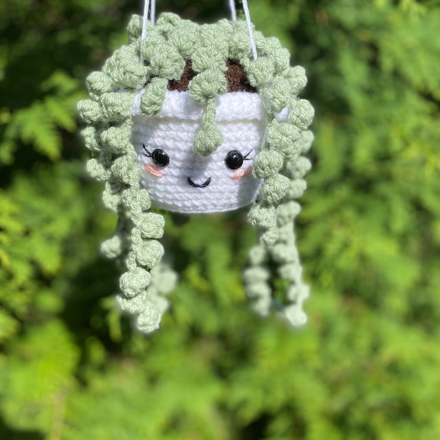 String of Pearls Easy Crochet Plant - Easy to Follow Written Crochet P -  Secret Yarnery