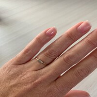 9ct Yellow Gold CZ ‘Victoria’ Baguette Ring Set