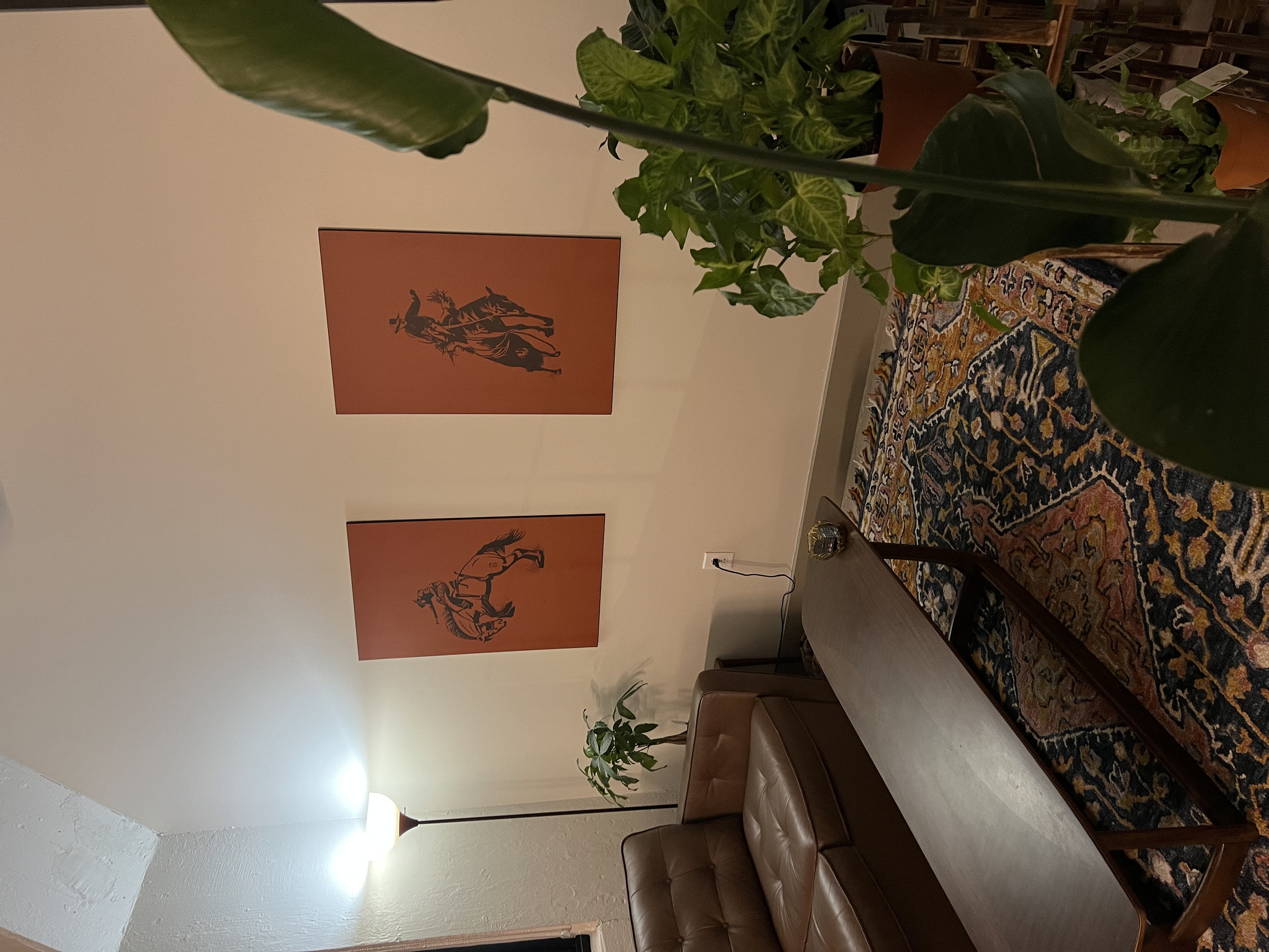 Bucking Bronco Graphic Print #1, Southwestern Western Room Decor, Cowboy Wall Art, Modern Eclectic Poster, Boho Wall Art, Illustration Print