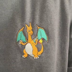 刺繍デザイン ポケモン リザードン、ポケモン リザードン 刺繍デザイン