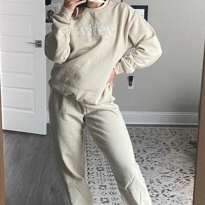 Wifey Embroidered Sweatshirt main image 1
