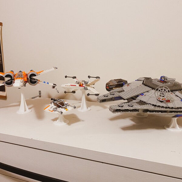 Flight Display Stand Flight/display Stands (brick System Compatible - Various Styles ...