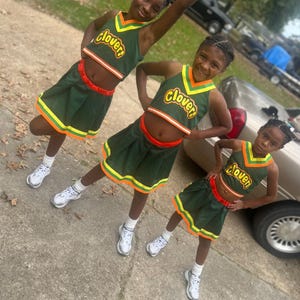 Clovers Bring It on East Compton Cheerleader Uniform Basketball