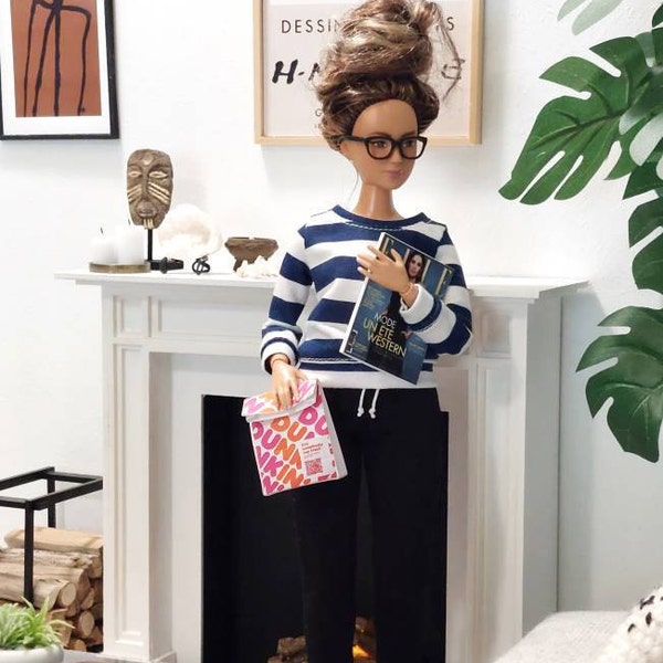 Miniature Coloring Set Box & Book With Real Pages 16, 12.., Instant