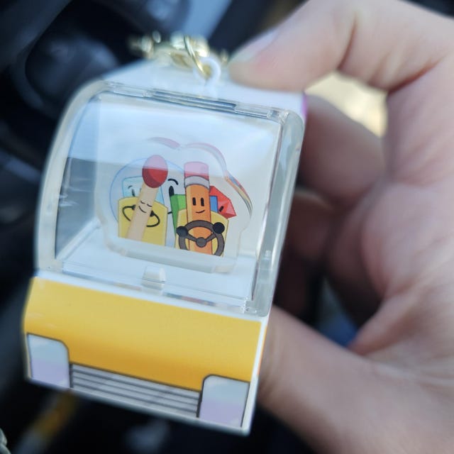 FreeSmart スーパーバン 3Dキーチェーン - BFDI 2.2インチ - 鉛筆