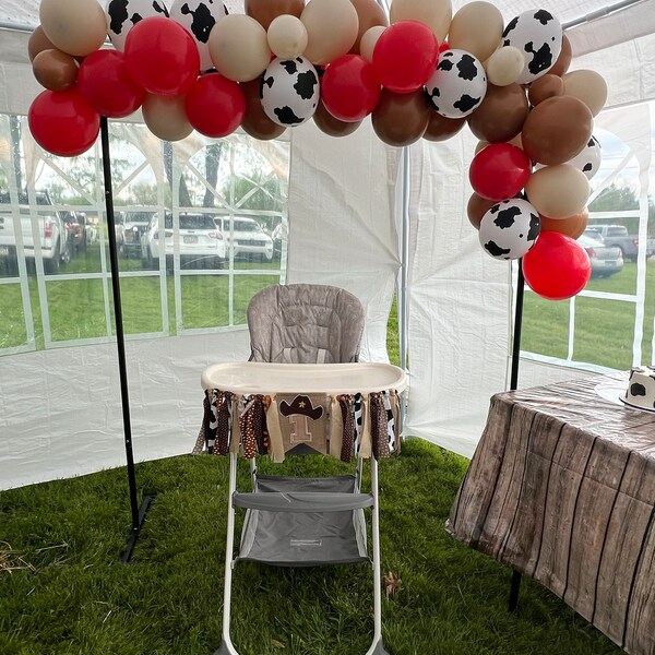 Happy Birthday - Holstein Cow Pattern - Inflate Balloons