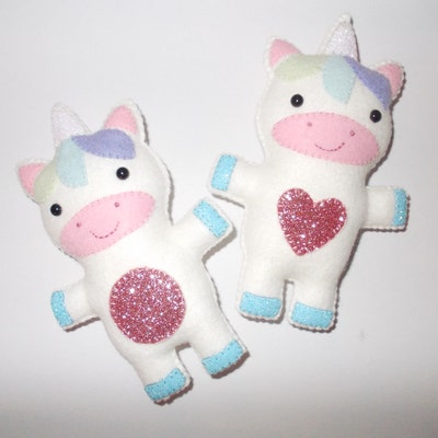 Felt Unicorn Softie Toy Sewing Pattern Tutorial PDF Epattern Magical ...