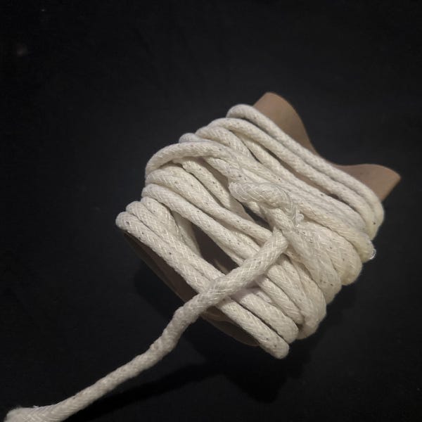 Great Lakes Cordage 3/8 Cotton Piping Cord Size 4 (15 yards