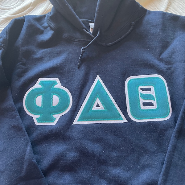 Custom Sorority/ Fraternity Greek Letter Hoodie - Etsy