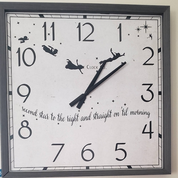 Peter Pan Tinkerbell Wendy John Michael Flying Second Star to the Right ...