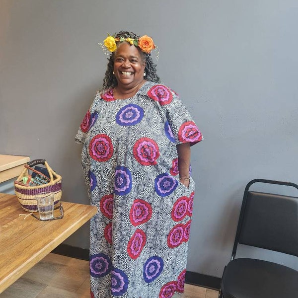 Ndebele Kese High Waist Skirt by Tribe Afrique (With Pockets)