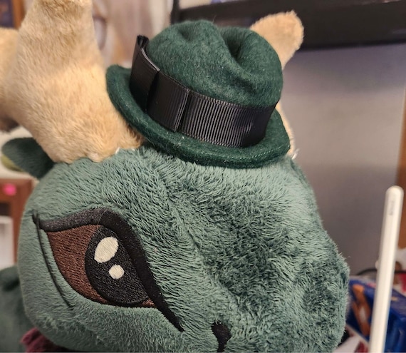 Customer photo of a pet with the Fedora  Hat  for small pet Hedgehog Vogue