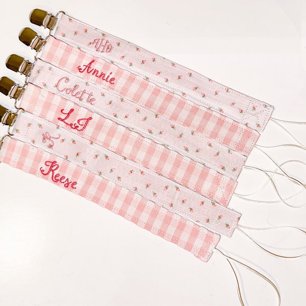 DIGITAL ITEM: ITH Pacifier Clip Embroidery Design 5x7 Hoop - Etsy