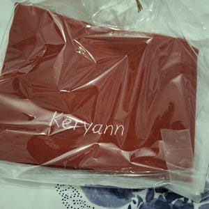 Etsy-koper heeft een foto van de aankoop toegevoegd