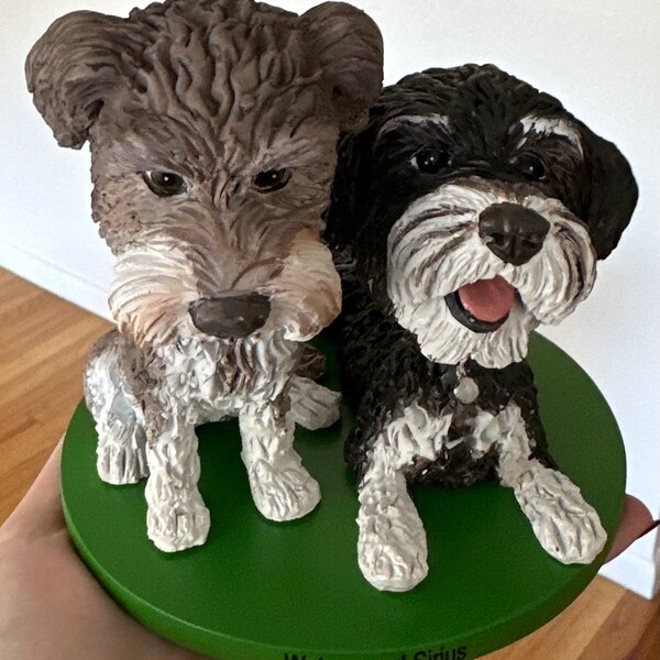 Brown Big Dog Bobblehead - Personalized Pet Gift