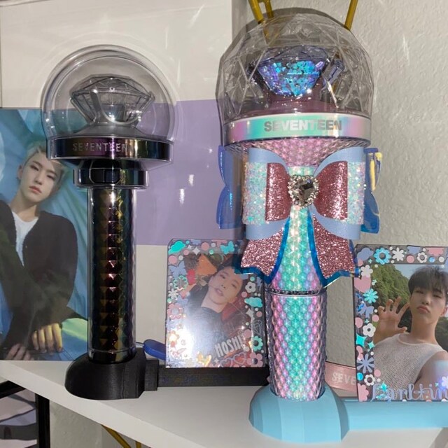 K-POP+アジア SEVENTEEN - OFFICIAL LIGHTSTICK ACCESSORY JUN KPOP STAR SEVENTEEN Light Stick VER.2 Carat Bong Bluetooth