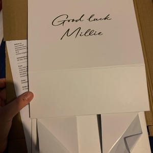 Laura added a photo of their purchase