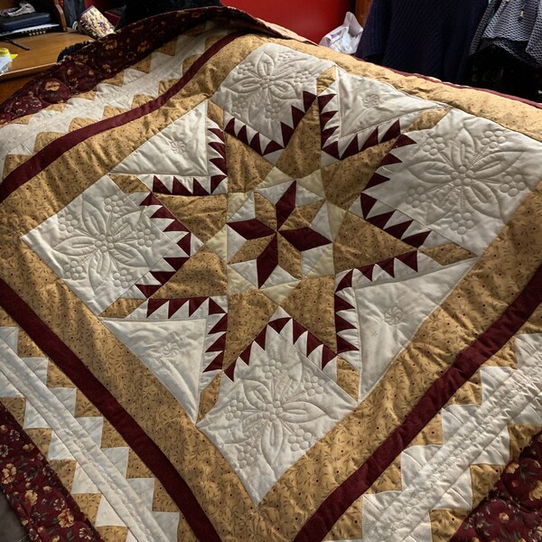 Berry Ridge Crochet Throw Crocheted Blanket Shower Gift Wedding Gift