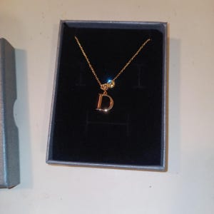 14K Solid Gold Initial Necklace with Birthstone, Custom Initial Necklace, Personalized Necklace, Birthstone Necklace, Birthday Gift for Her