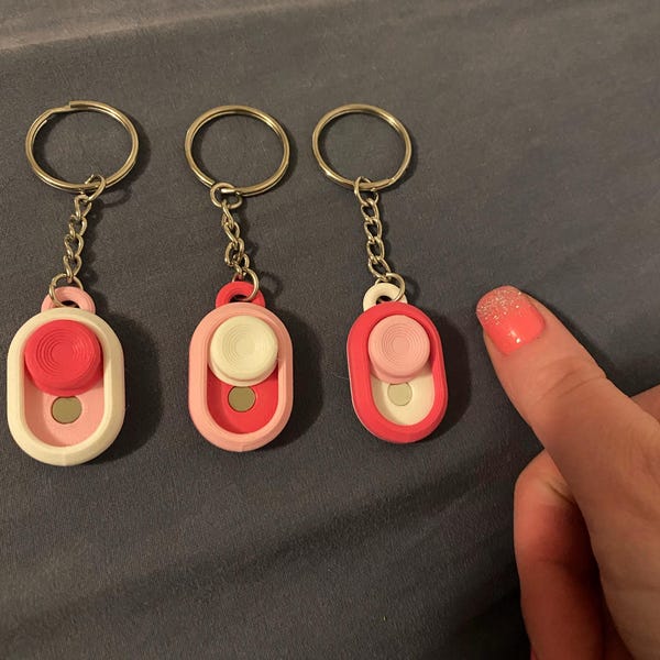 JUMBO 3D Printed Customizable Magnetic Haptic Slider Fidget Toy - Desk ...