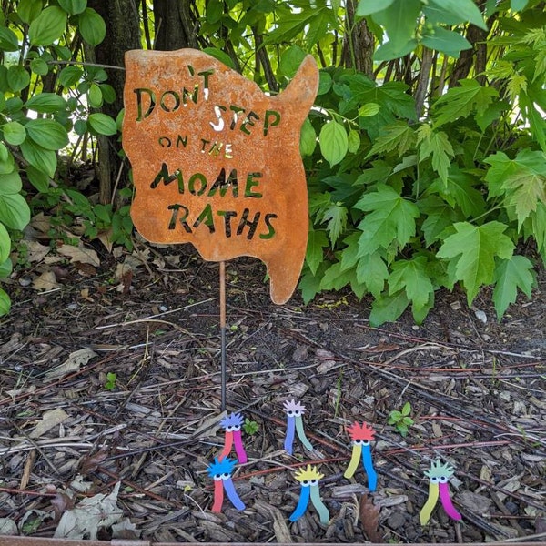 Don't Step on the Mome Raths Yard and Garden Stick Sign Alice in ...