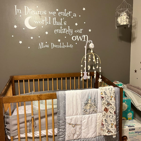 In Dreams We Enter A World That's Entirely Our Own Wall Decal - Vinyl ...