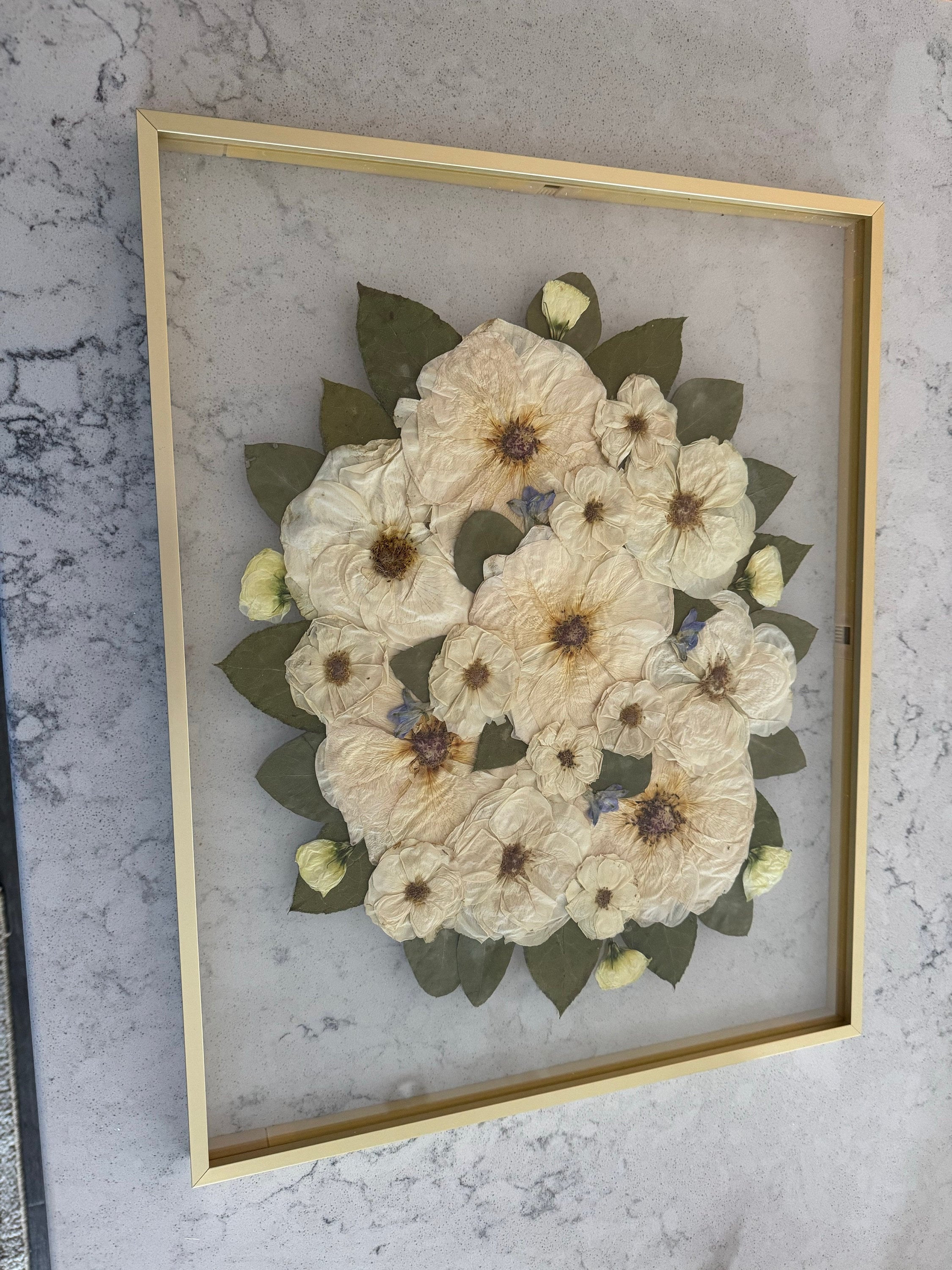 Preserved flowers from Inactive account's etsy review