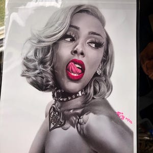 Doja Cat Drawing *poster Print* - Etsy