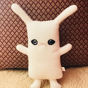 Hotot Rabbit Toy Hotot Rabbit Stuffed Animal, Cute Easter Bunny Plush Doll, Kawaii Soft ...