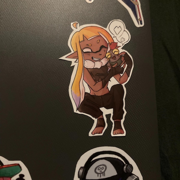 Splatoon Stickers Agent Set - Etsy