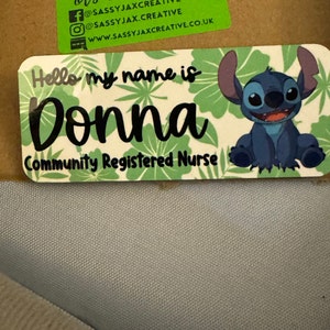 Flower PIN BADGE - NHS, NURSE, DOCTOR, PORTER, CARER. PHYSIO, OT - Foto 4