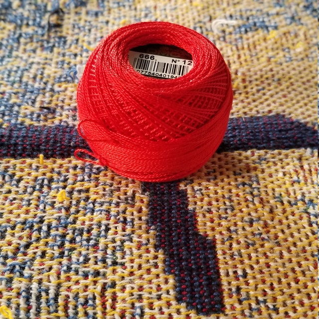 DMC Pearl Cotton, Size 12, Perle Cotton Ball, Embroidery