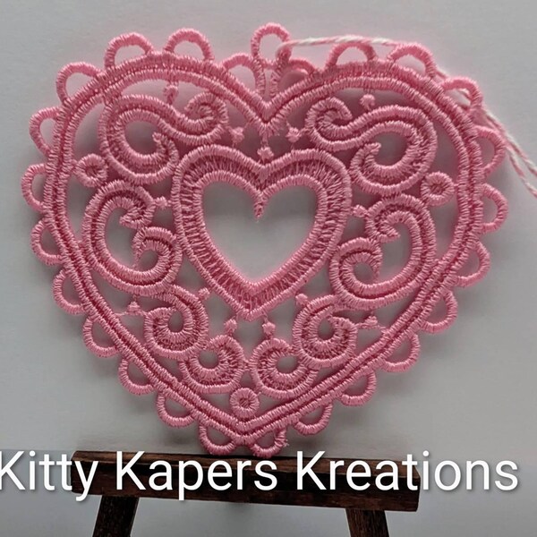 FSL Sweet Heart - Free Standing Lace Machine Embroidery Designs Instant ...