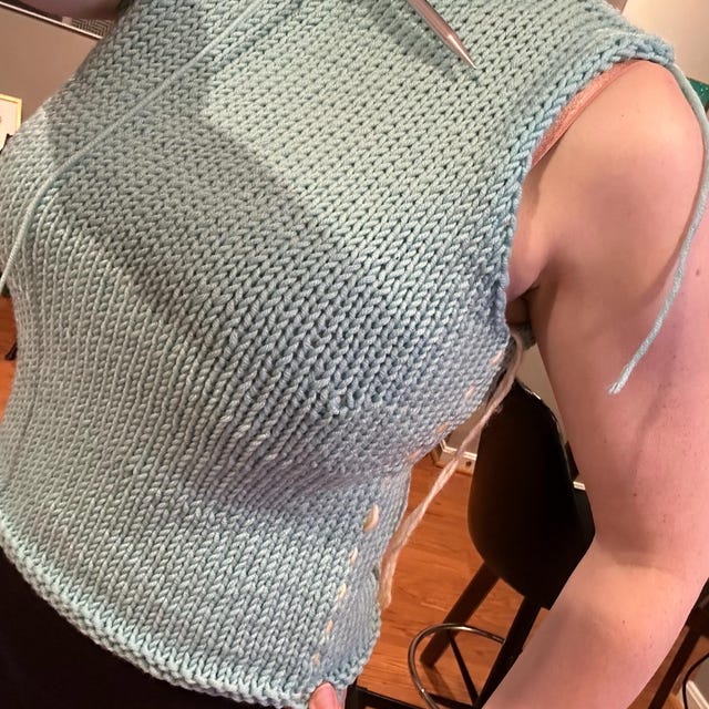Knitting Pattern | the Carrie | Modern Chunky Oversized V Knitting Pattern | the Carrie | Modern Chunky Oversized V
