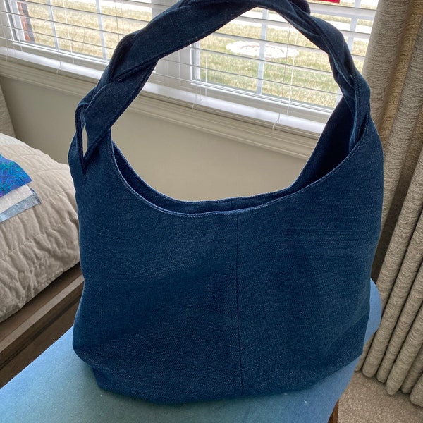 Sewing Pattern Hobo Tote Bag PDF Download -plait Handle - Etsy