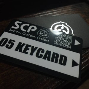 SCP Foundation Secure Access ID Cards Secret Laboratory 